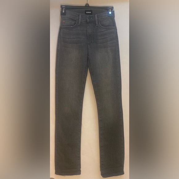 HUDSON BLAIR - high rise straight cropped jeans size 23 color- pedal casual NWOT - Picture 4 of 12